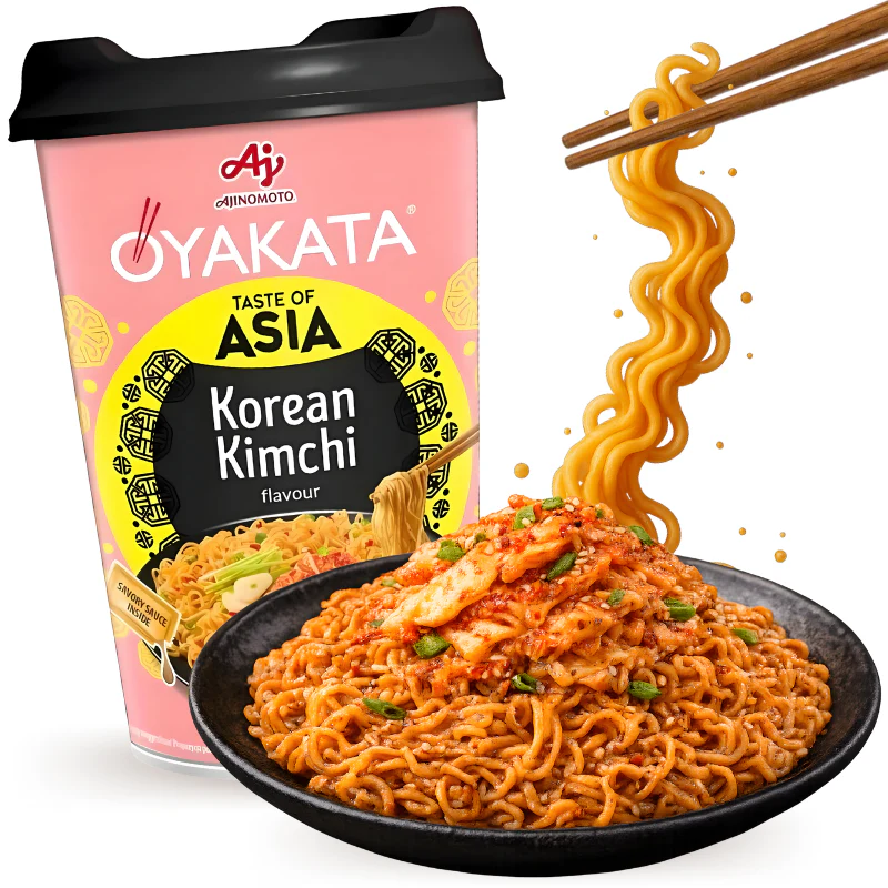 Ajinomoto Oyakata Cup Yakisoba Sabor Kimchi Coreano 92g
