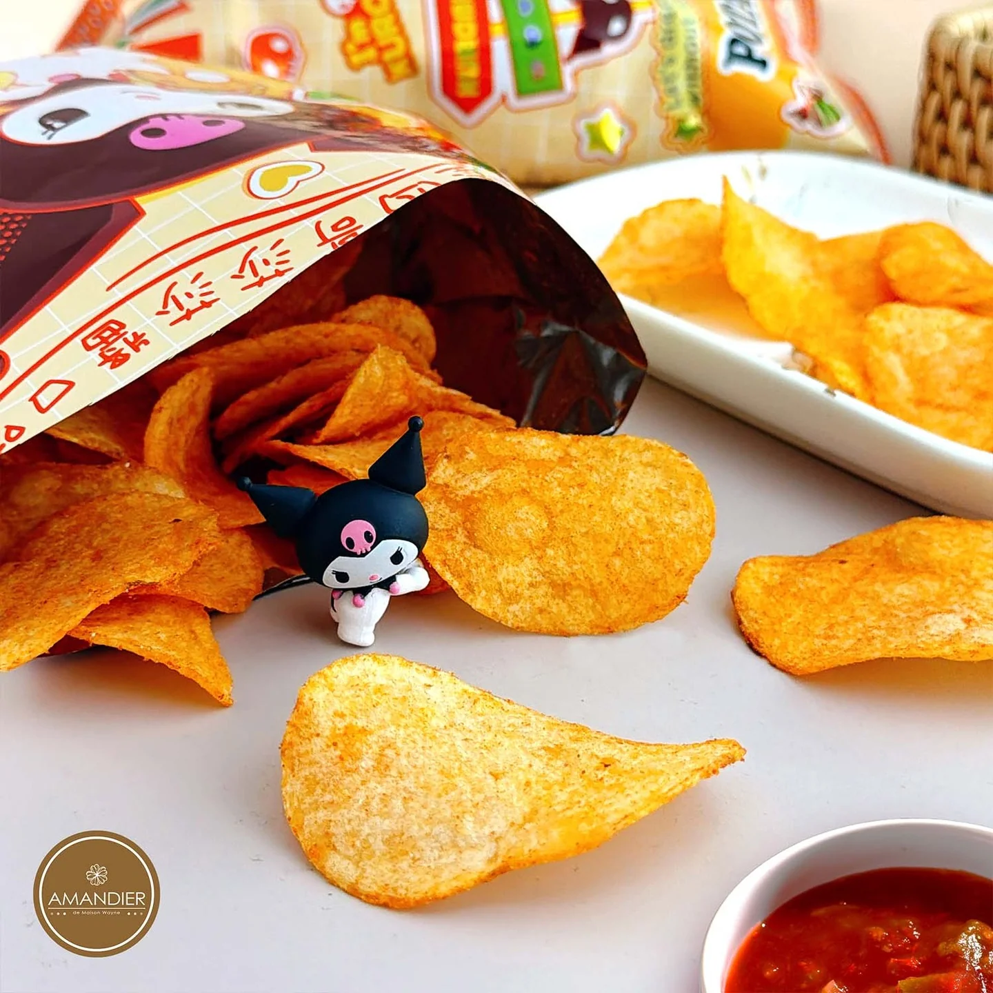 Amandier Patatas Fritas Sabor Salsa Mexicana (Sanrio Kuromi) 59.5g - Image 2