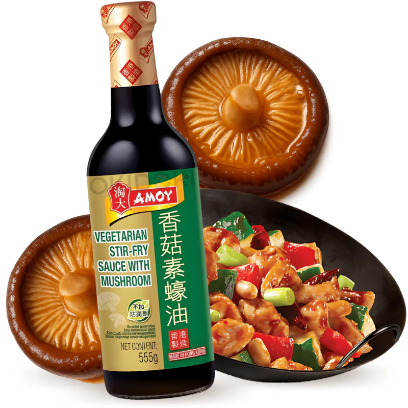 Amoy Salsa para Wok Salteados de Vegetariano con Setas 555g