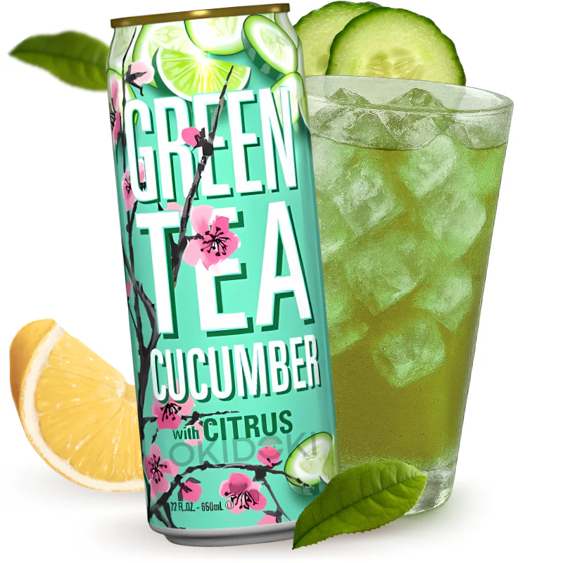 Arizona Té Verde sabor Pepino con Cítricos 650ml