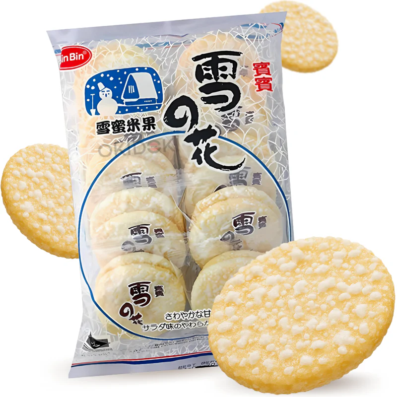 Bin Bin Galletas de Arroz con Azúcar de Nieve (Halal) 150g