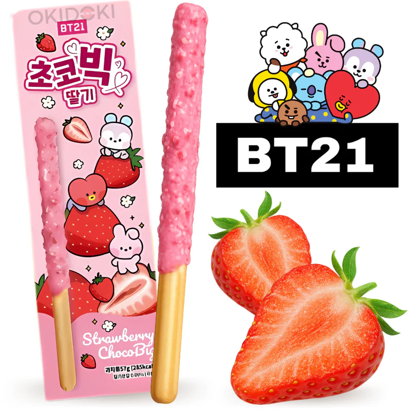 BT21 Chocobig Sabor Fresa 57g