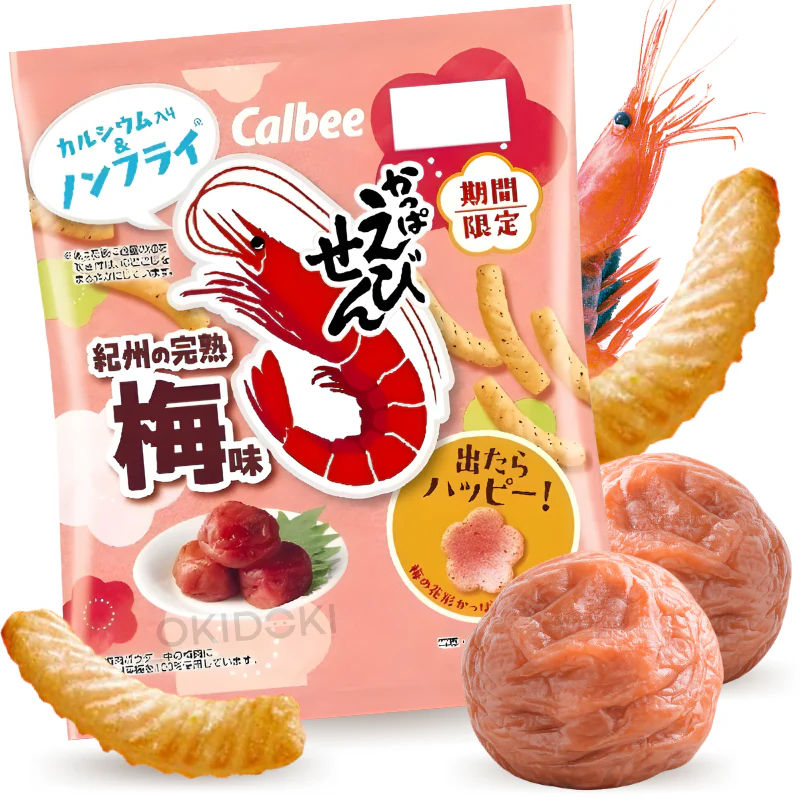 Calbee Kappa Ebisen Sabor Ciruela Kishu 64g