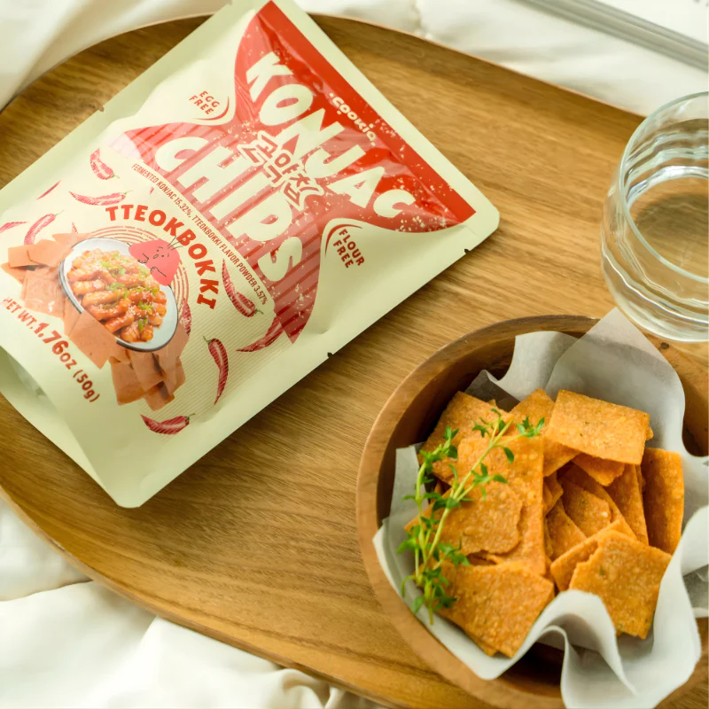 Cookia Chips de Konjac Sabor Tteokbokki 50g - Image 2