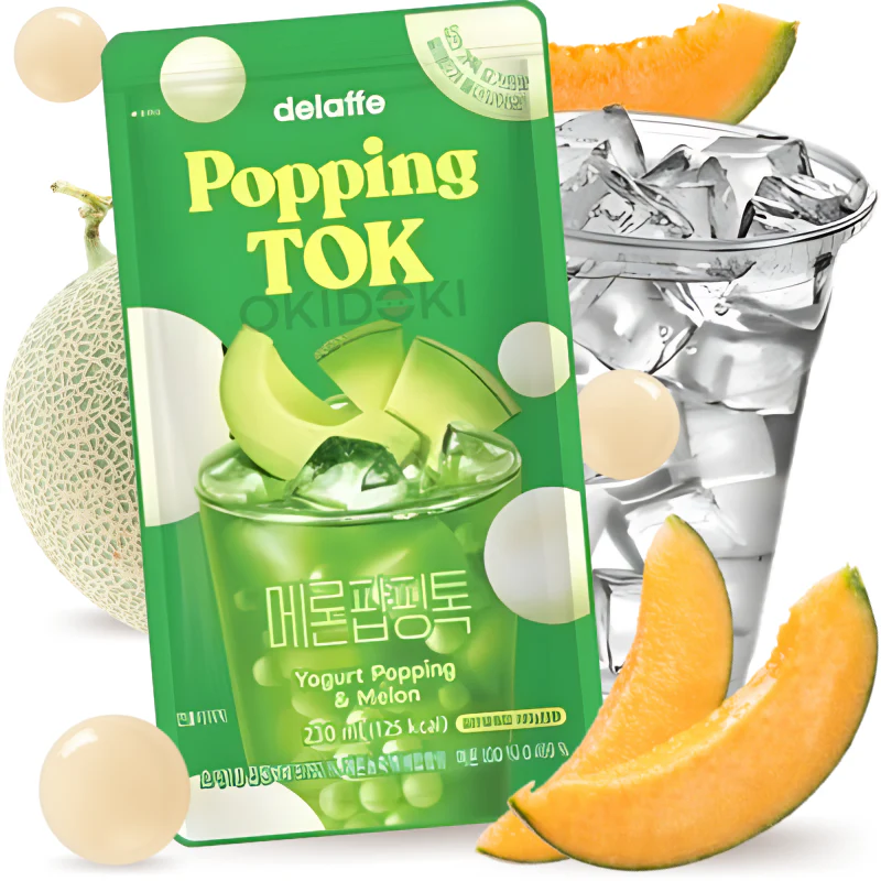CU Delaffe Ice Cup Melón Popping Tok 230ml