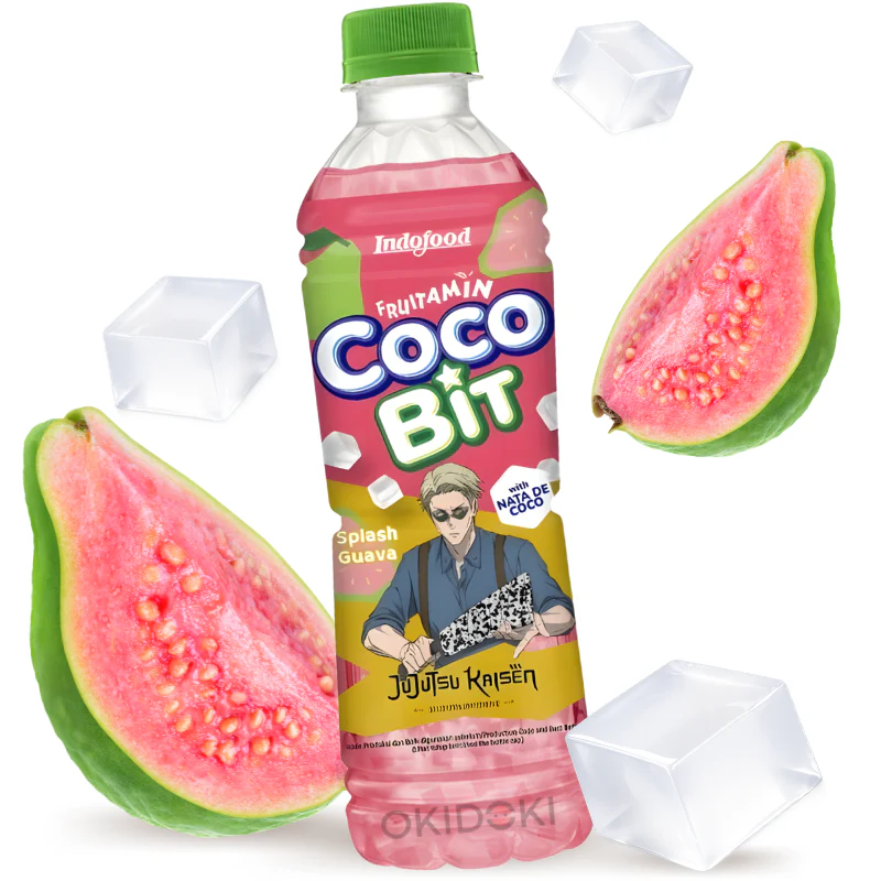 Fruitamin (Jujutsu Kaisen) Bebida de Guayaba con Nata de Coco (Halal) 350ml - Image 2