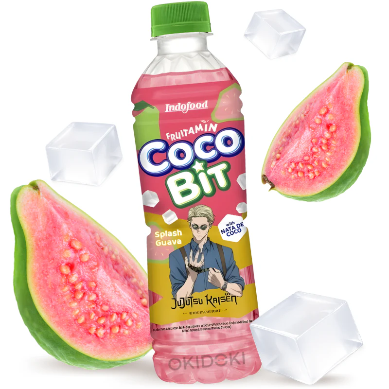Fruitamin (Jujutsu Kaisen) Bebida de Guayaba con Nata de Coco (Halal) 350ml - Image 4