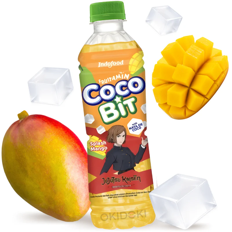 Fruitamin (Jujutsu Kaisen) Bebida de Mango con Nata de Coco (Halal) 350ml - Image 2