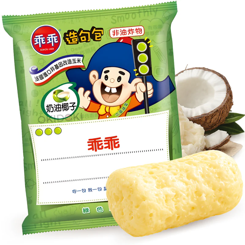 乖乖 GG Snack de Maíz Sabor Coco Cremoso 40g