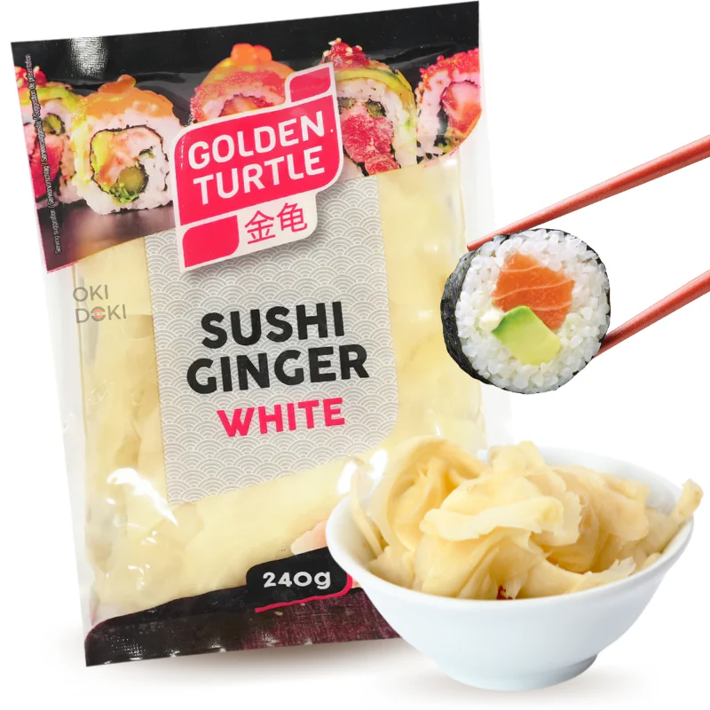 GT Jengibre Blanco Encurtido para Sushi 240g