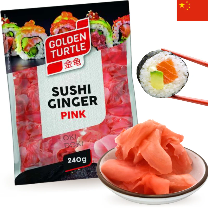 Gt Jengibre Rosa Encurtido para Sushi 240g