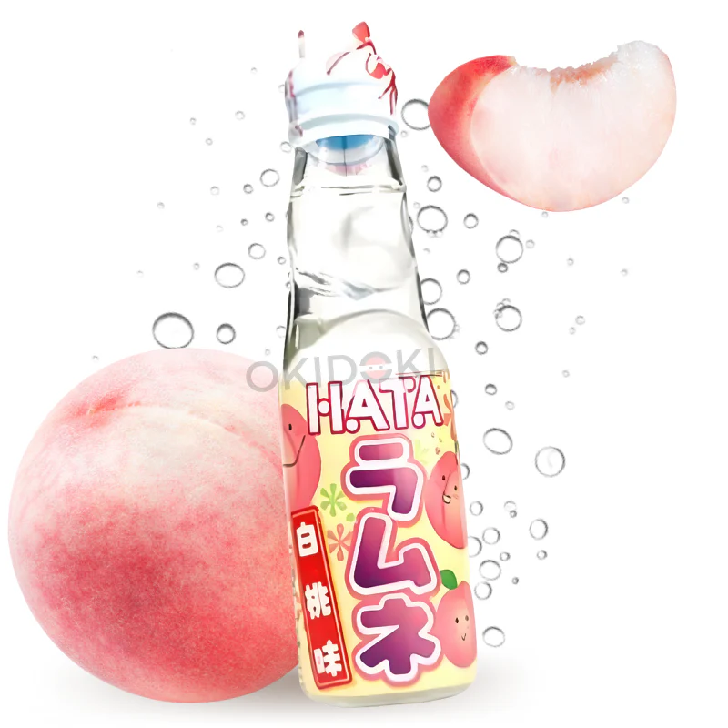 Hata Ramune Japonés Melocotón 200ml