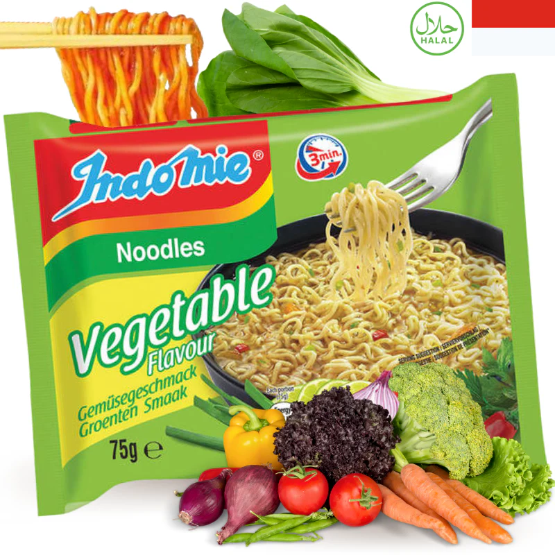 Indomie Fideos Sabor Verduras (Halal) 75g