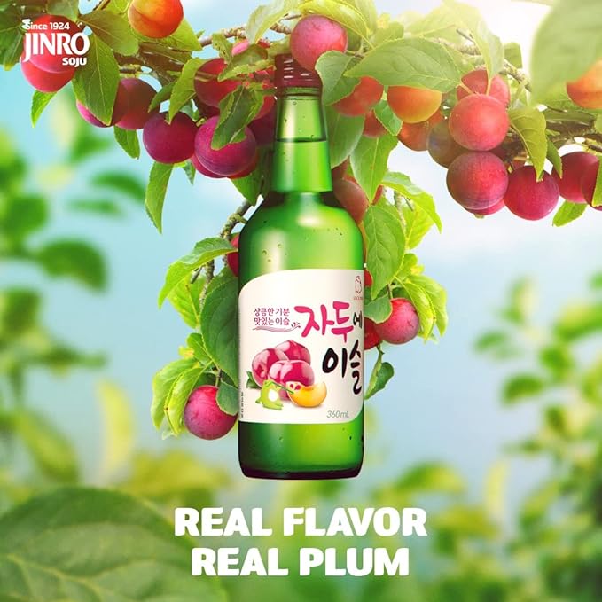 Jinro Soju Ume Plum Ciruela Alc. 13% 360ml - Image 3