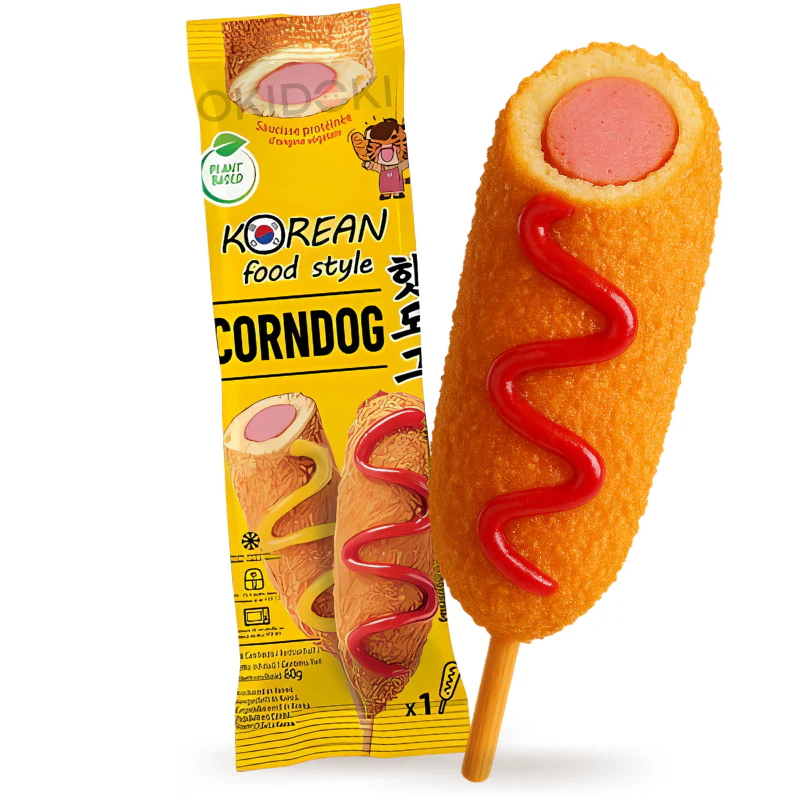 KFS Corn Dog Coreano a base de Plantas (Microondas) 80g