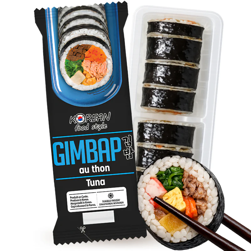 Kfs Gimbap Coreano con Atun y Verduras (Microondas) 240g