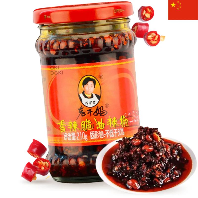 Laoganma Aceite de Chile Crujiente 210g