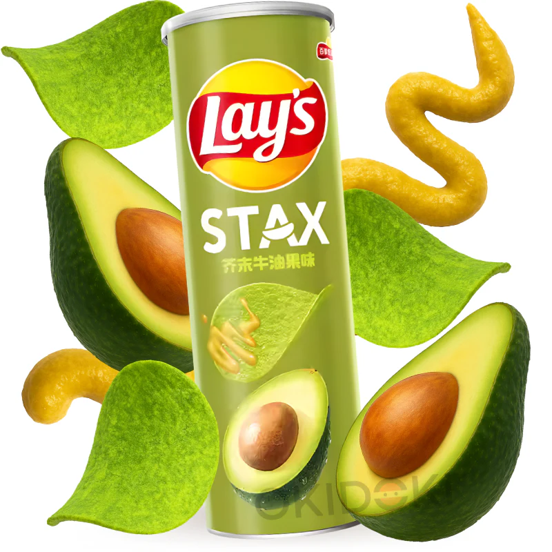 Lay's Stax Sabor Mostaza Con Aguacate 90g