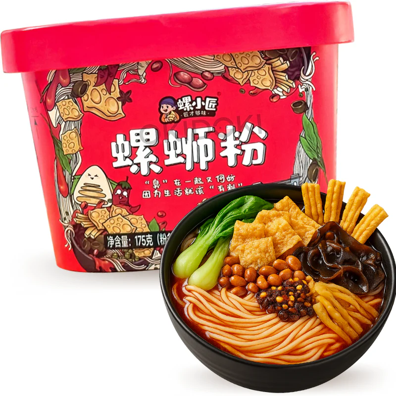 LXJ Bowl Fideos Luosifen con Vinagre y Chile 175g