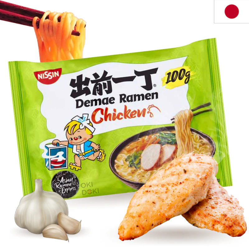 Nissin Demae Iccho Ramen Fideos Sabor Pollo 100g
