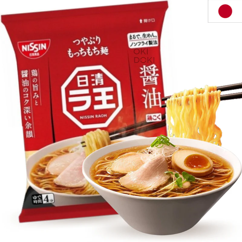 Nissin Raoh Ramen Japonés Fideos Shoyu 101g