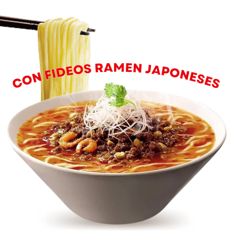 Nissin Raoh Ramen Japonés Sabor TanTan (Cremoso Caldo de Sésamo y Especias) 95g - Image 2