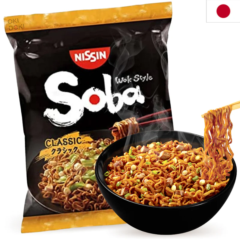 Nissin Soba Noodles Yakisoba Fideos Wok Clasico 109g