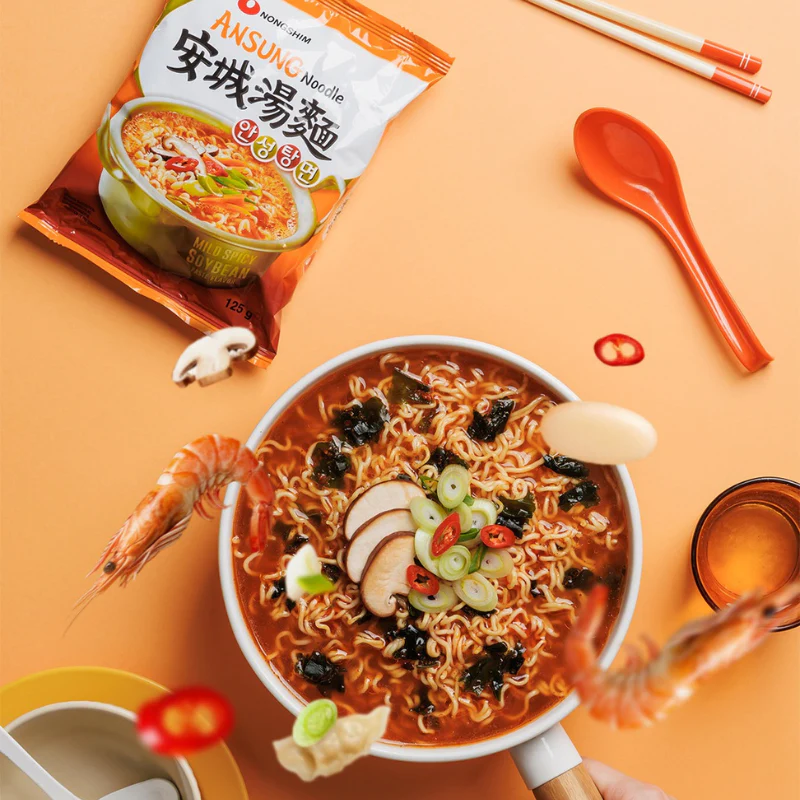 Nongshim An Sung Tang Myun Fideos con Doenjang (Miso, Poco Picante) 125g - Image 2