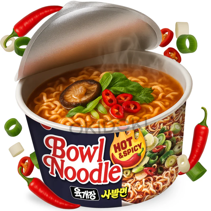 Nongshim Bowl Noodles Hot & Spicy Ramen Picante 100g