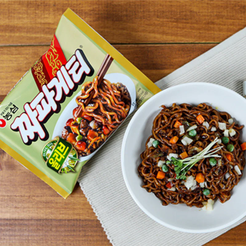 Nongshim Chapagetti Fideos con Chajang Jjajang Coreano (Halal) 140g - Image 2