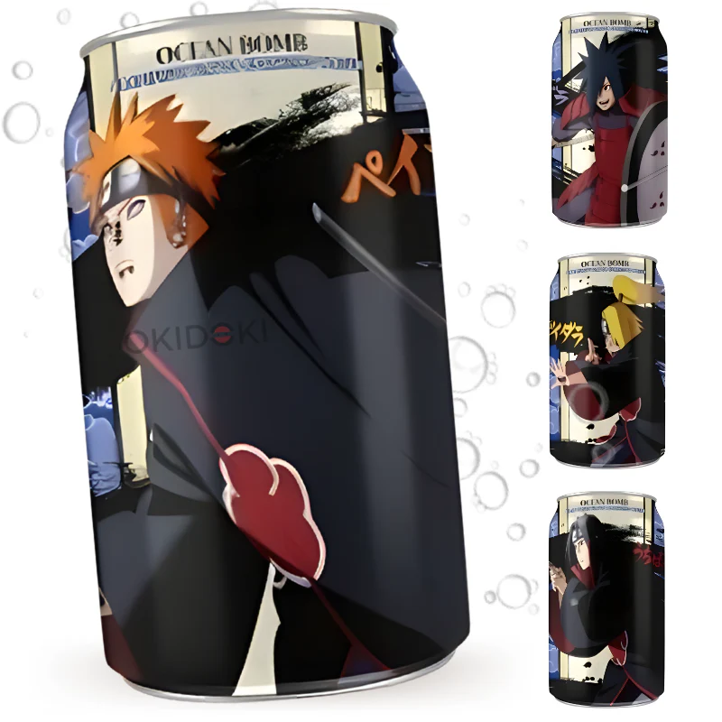 Ocean Bomb Refresco Soda Sabor Pomelo (Naruto) (Diseño Aleatorio) 330ml