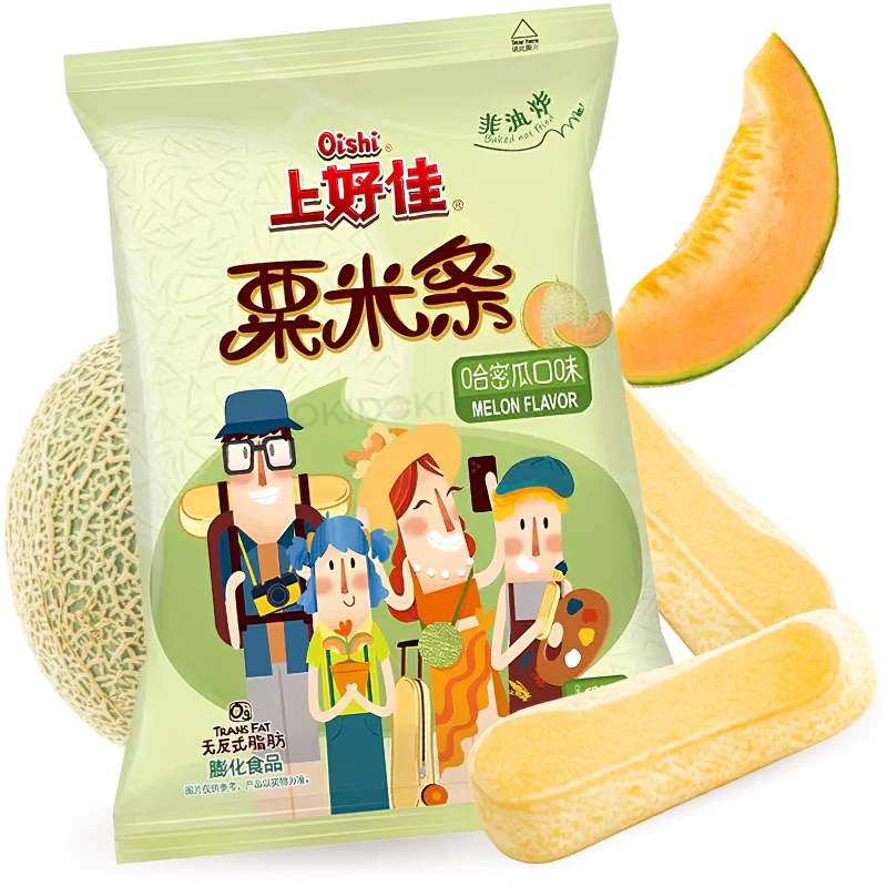 Oishi Snack de Maíz Sabor Melón 40g