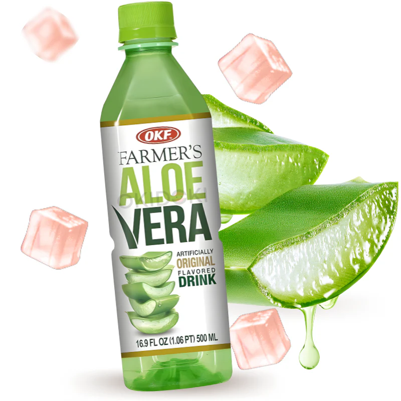 OKF Farmers Bebida Aloe Vera Original (Halal) 500ml