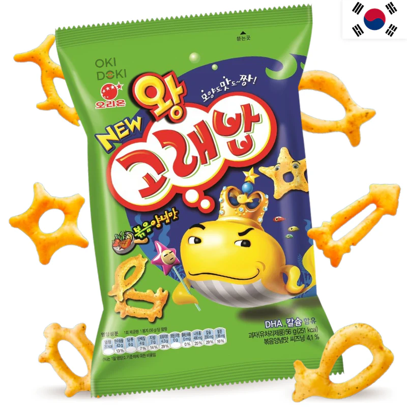 Orion Wang Goraebap Snack Horneado Sabor Alga 56g