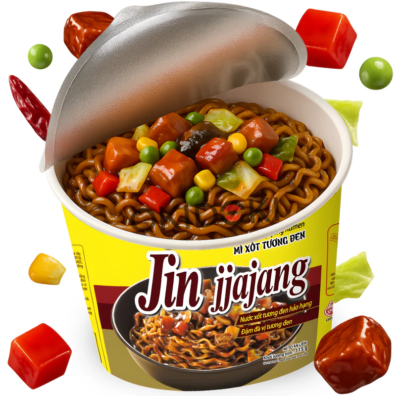 Ottogi Bowl Jin Jjajang Ramen 115g