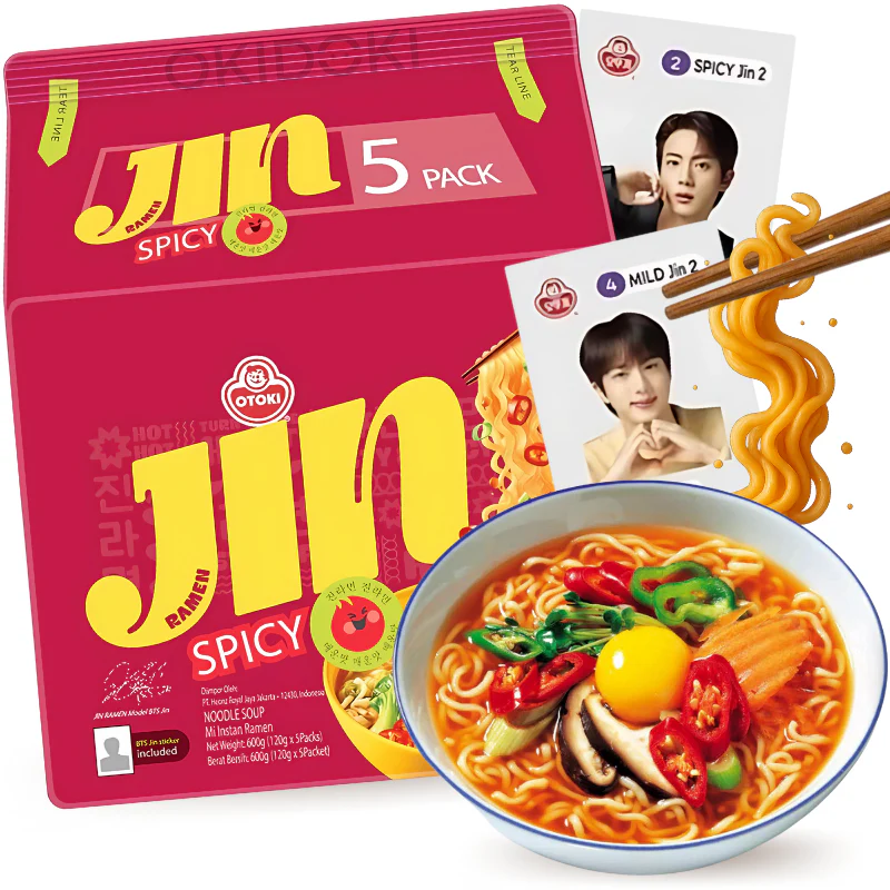 Ottogi Ramyun Jin Ramen Picante 120g X 5uds