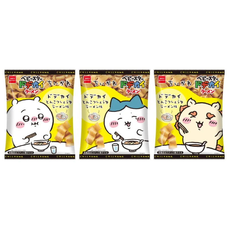 Oyatsu Company Big Ramen Snack Sabor Tonkotsu (Chiikawa) 60g - Image 2