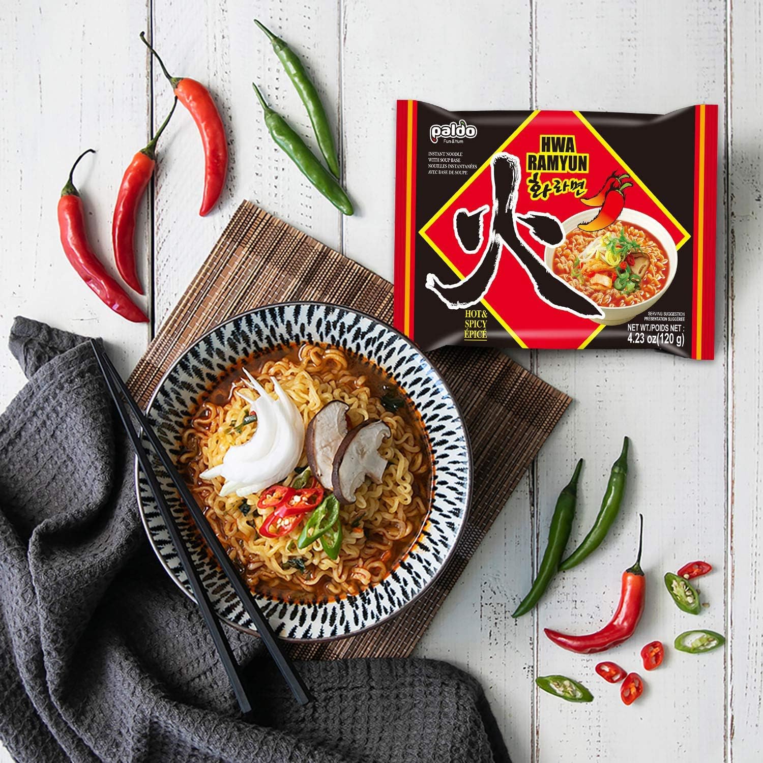 Paldo Hwa Ramyun Picante (Halal) 120g - Image 2