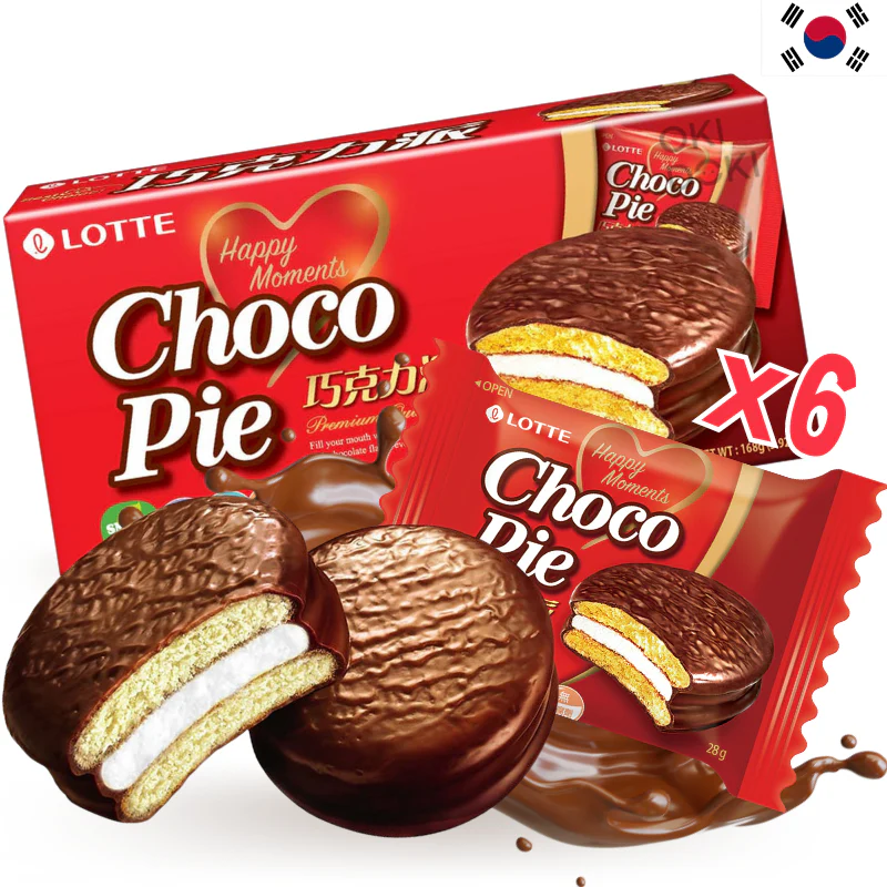 Lotte Choco Pie Original 28g X 6pcs