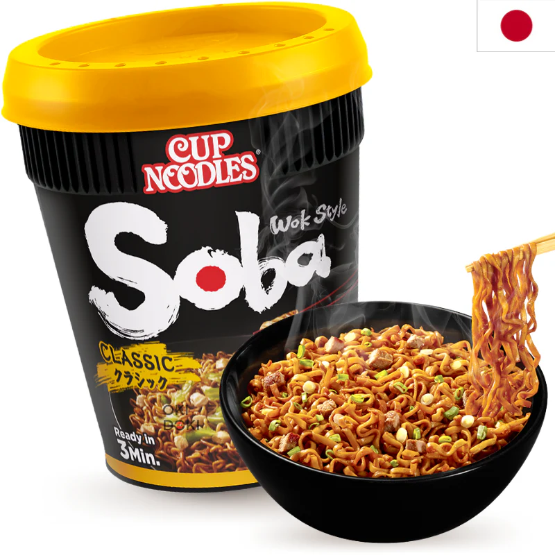 Nissin Soba Cup Noodles Clasico 90g