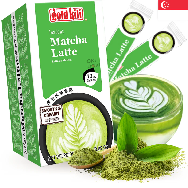 Gold Kili Matcha Latte Instantáneo (Halal) 25g x 10pcs