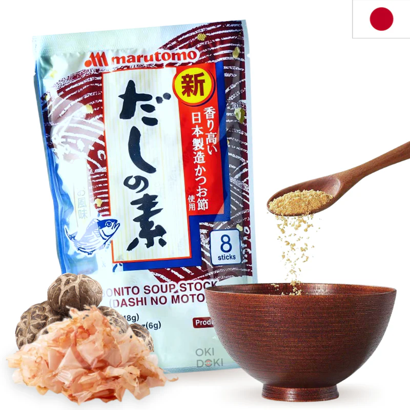 Marutomo Condimento Japones para Sopas Dashi No Moto (8uds) 48g