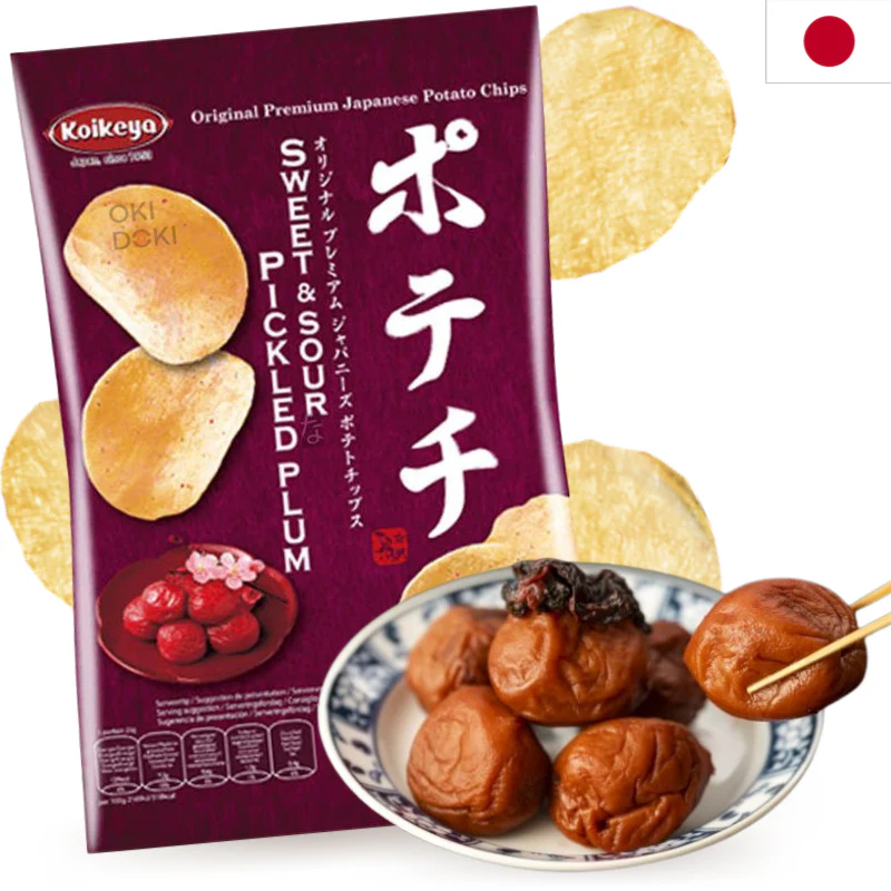 Koikeya Patatas Fritas Ume Agridulce 100g