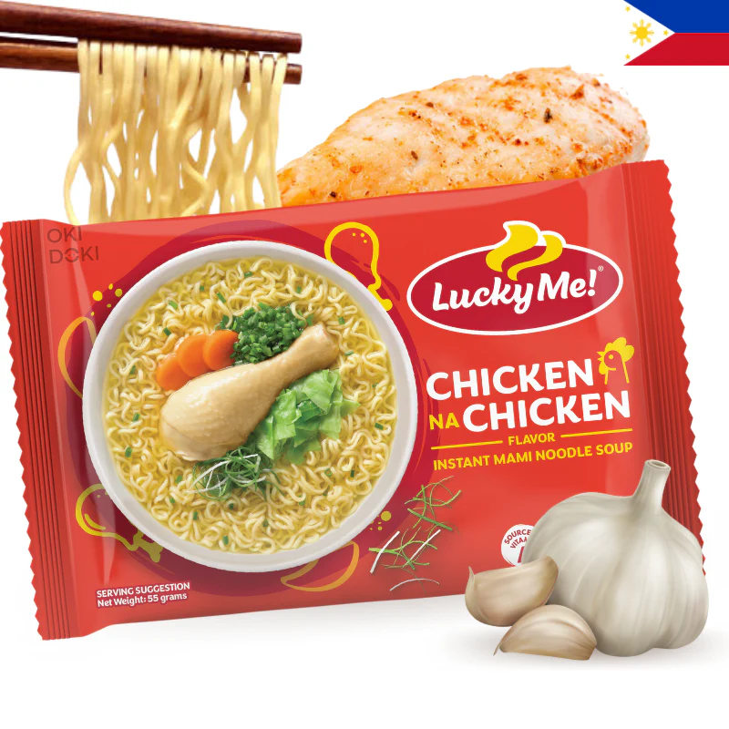 Lucky Me! Fideos Inst. con Sopa de Pollo 55g
