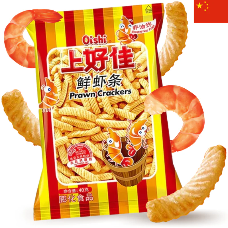Oishi Snack Crackers de Gamba 40g