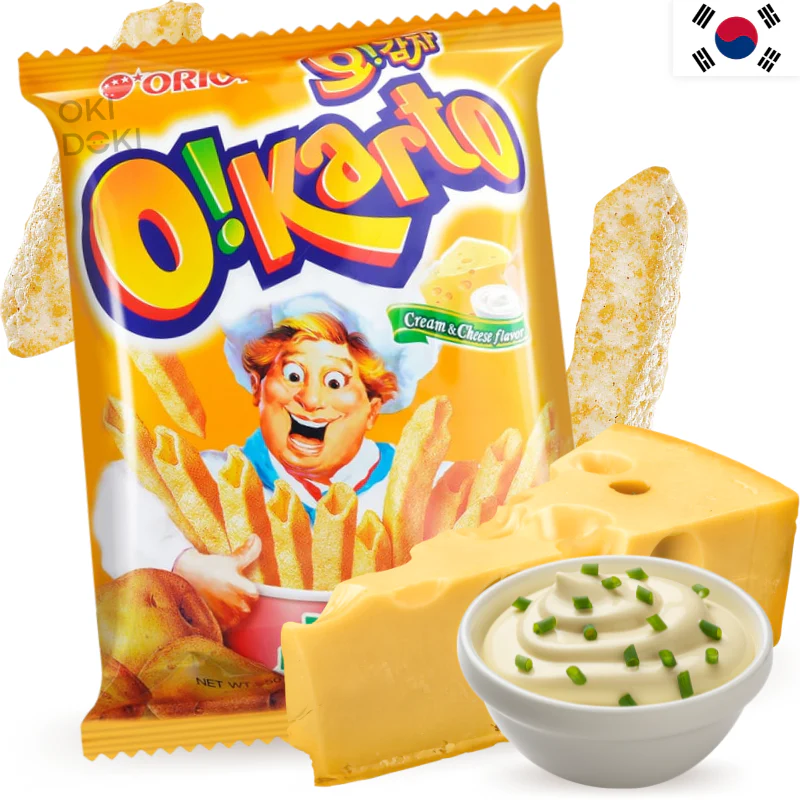 Orion O!karto Patatas Fritas con Queso y Crema 50g