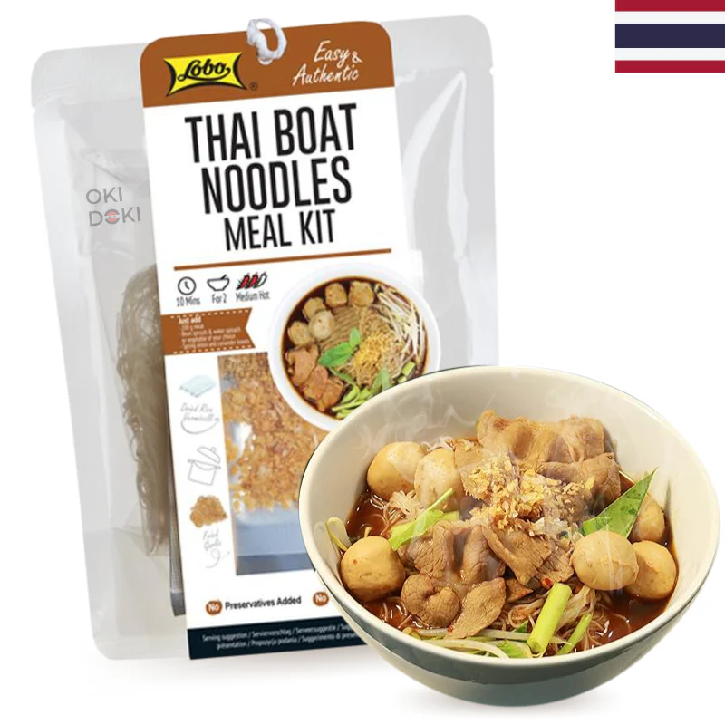 Lobo Todo en Uno Cooking Kit de Fideos Thai Boat (Vegetariano) 226g