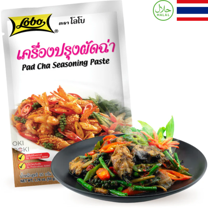 Lobo Pasta de Condimento Pad Cha (Halal) 50g