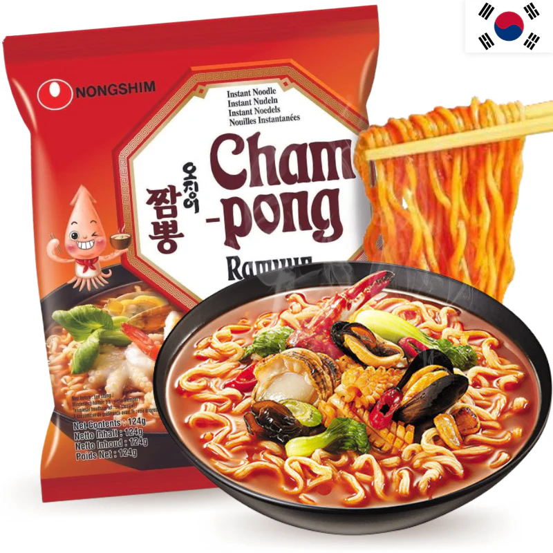 Nongshim Sopa de Fideos Champong Mariscos 124g
