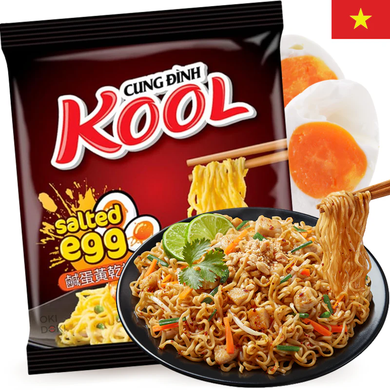 CUNG ĐÌNH KOOL Fideos Salteados Sabor Huevo Salado 90g
